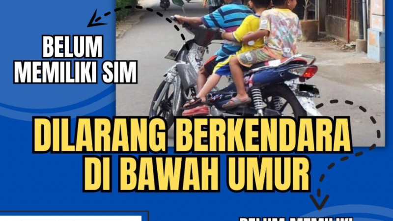 Di karang berkendara di bawah umur