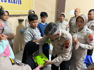 Polres Klaten Gelar Buka Puasa Bersama Anak Yatim, Tingkatkan Kepedulian Sosial