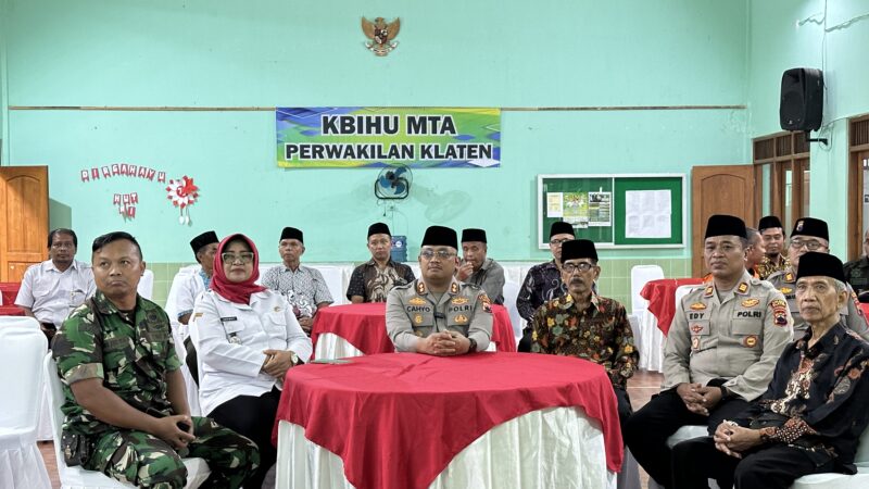 Kapolres Klaten Gelar Silaturahmi dengan Pimpinan dan Pengurus MTA Perwakilan Klaten