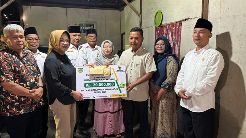 Baznas Sukoharjo Salurkan Bantuan RTLH Senilai Rp180 Juta – Pemerintah Provinsi Jawa Tengah