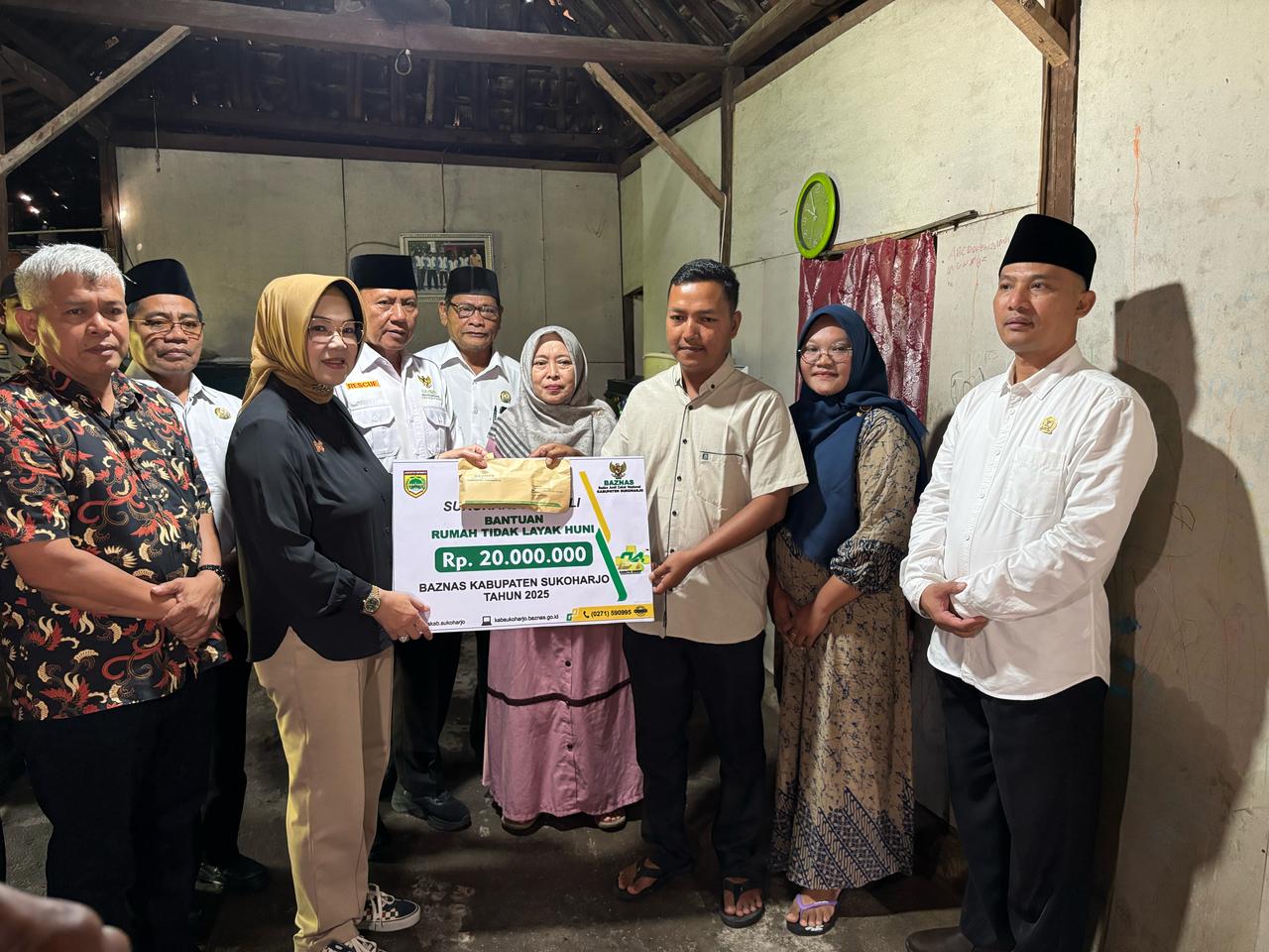 Baznas Sukoharjo Salurkan Bantuan RTLH Senilai Rp180 Juta – Pemerintah Provinsi Jawa Tengah