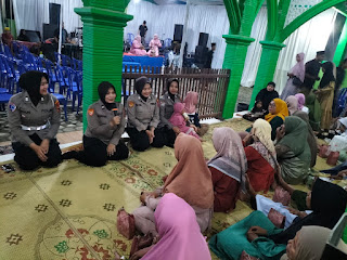 Polwan Polres Klaten Gelar Halal Bihalal dan Sosialisasi Pemberdayaan Perempuan
