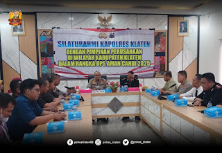 Kapolres Klaten Temui Pimpinan 31 Perusahaan, Bahas Keamanan dan Premanisme