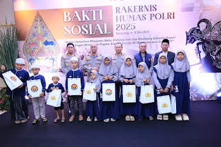 Rakernis Humas Polri 2025 Dibuka dengan Bakti Sosial dan Bakti Kesehatan di Akpol Semarang