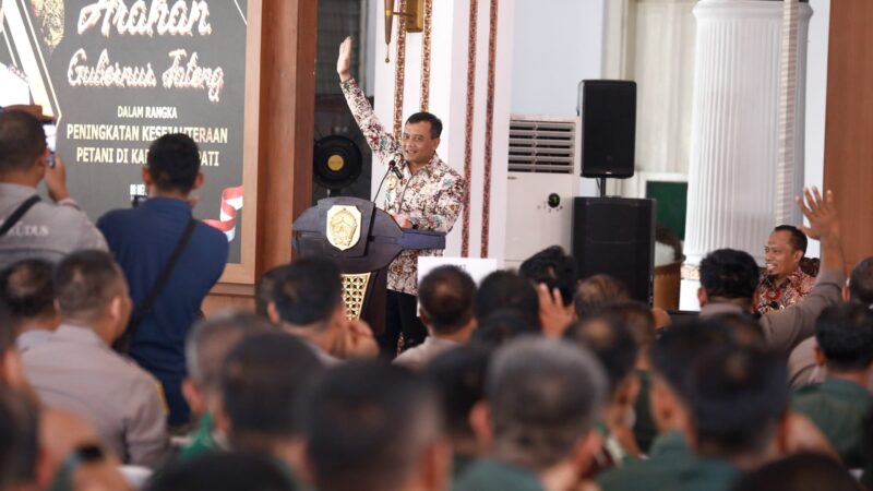 Ahmad Luthfi Apresiasi Pemkab Pati Gandeng TNI-Polri, Sejahterakan Petani – Pemerintah Provinsi Jawa Tengah