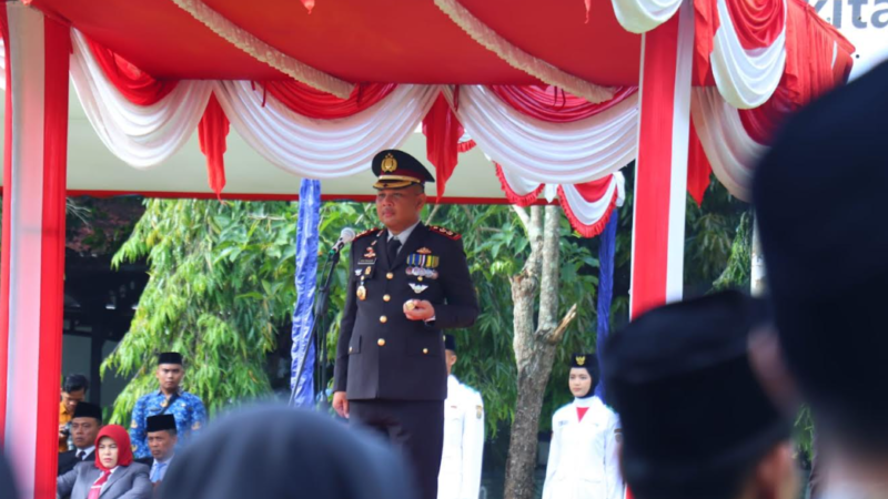 Kapolres Pimpin Upacara Peringatan Hari Kebangkitan Nasional Ke-117 Tingkat Kabupaten Pekalongan