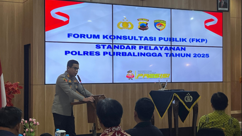 Polres Purbalingga Gelar Forum Konsultasi Publik tentang Standar Pelayanan Kepolisian
