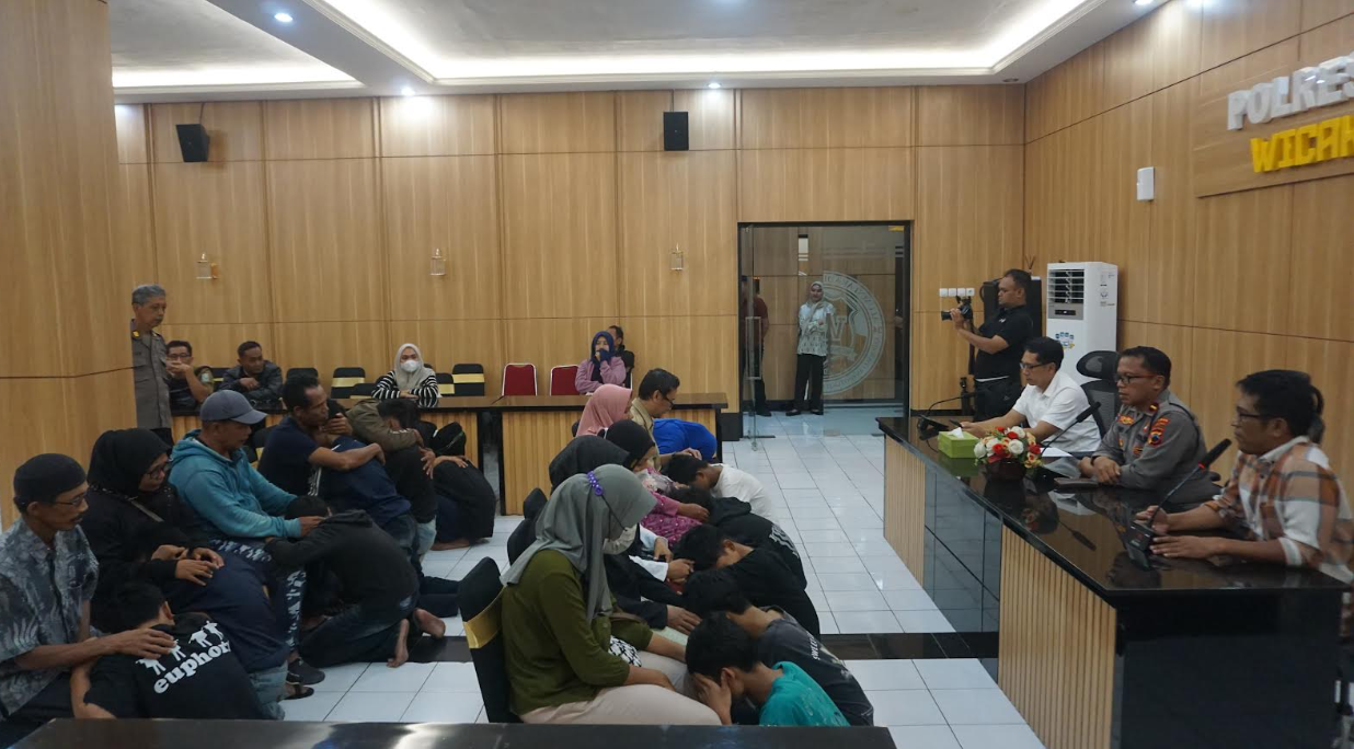 Hendak Tawuran di Kejobong, 12 Remaja Diamankan Polres Purbalingga