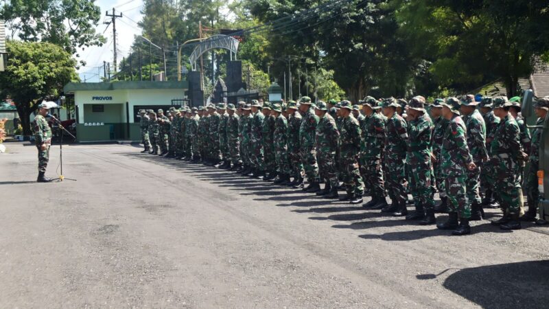 Kodim Wonosobo Karya Bakti Pasca Bencana Banjir Bandang dan Tanah Longsor