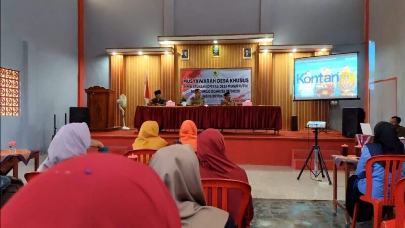 Gerak Cepat, Desa Sidorejo Wonogiri Bentuk Koperasi Merah Putih