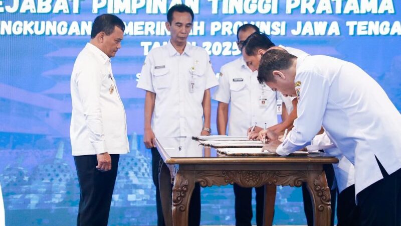 Lantik 29 Pejabat Tinggi Pratama, Ahmad Luthfi: No Titip-titip No Jastip