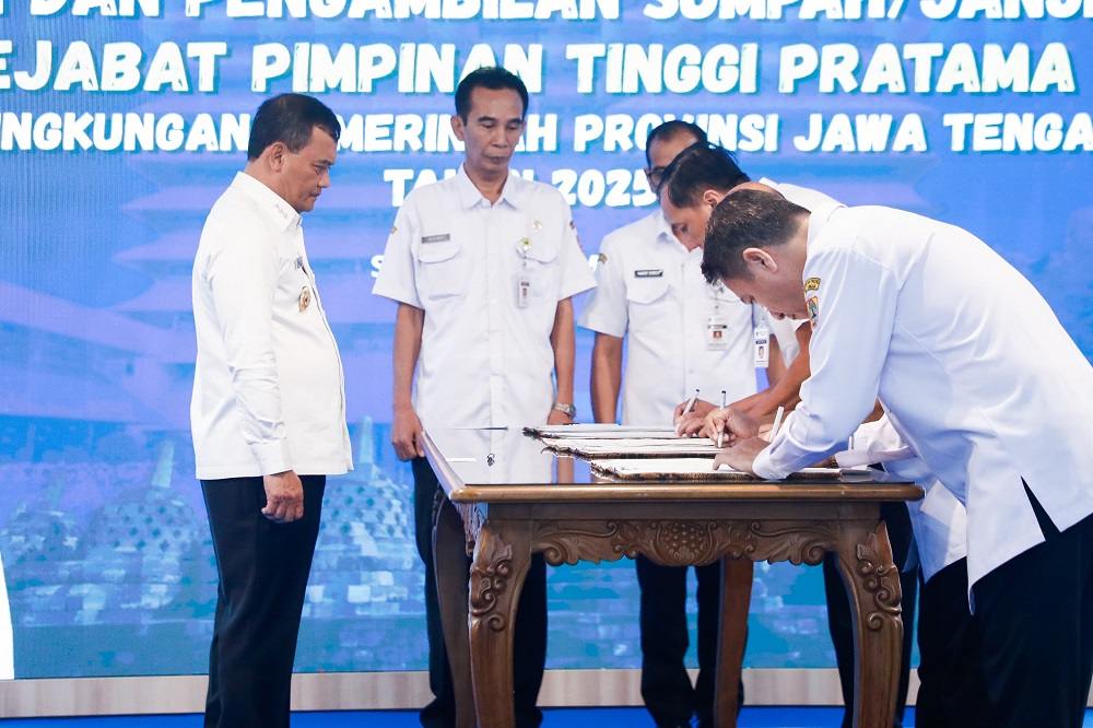 Lantik 29 Pejabat Tinggi Pratama, Ahmad Luthfi: No Titip-titip No Jastip