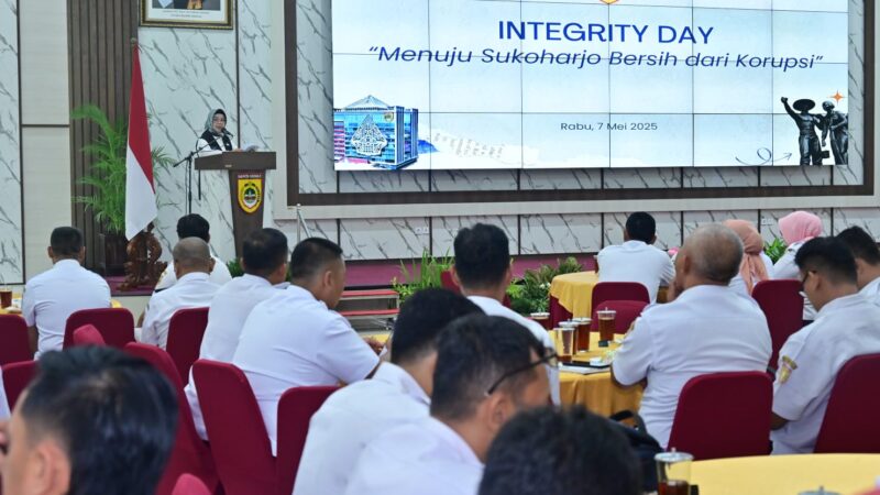 Bupati Sukoharjo Canangkan Unit Kerja Zona Integritas dan Desa Antikorupsi – Pemerintah Provinsi Jawa Tengah