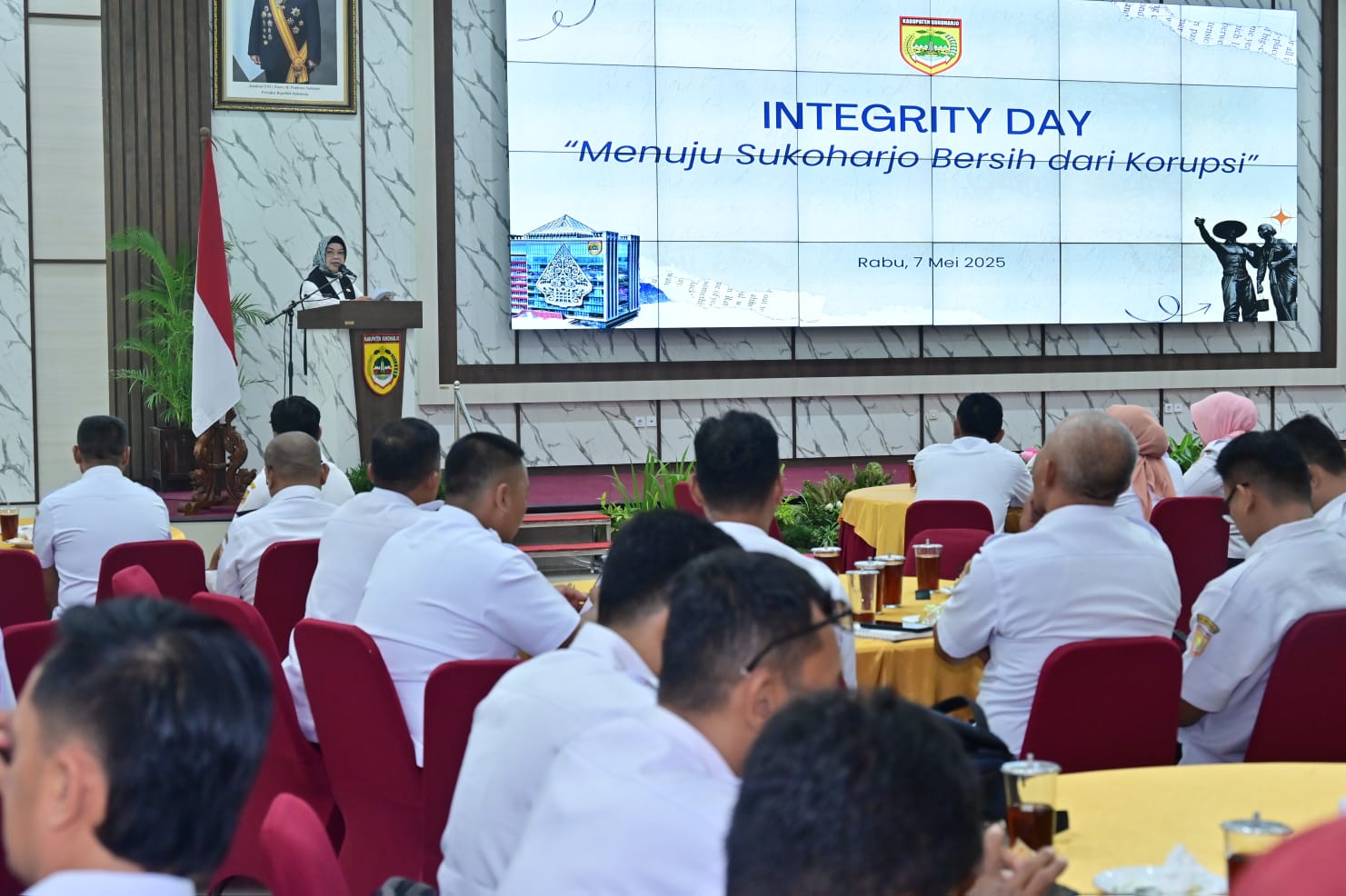 Bupati Sukoharjo Canangkan Unit Kerja Zona Integritas dan Desa Antikorupsi – Pemerintah Provinsi Jawa Tengah