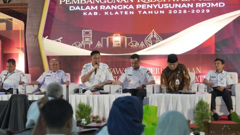 Musrenbang RPJMD Klaten, Pariwisata dan Produksi Padi Jadi Sorotan – Pemerintah Provinsi Jawa Tengah