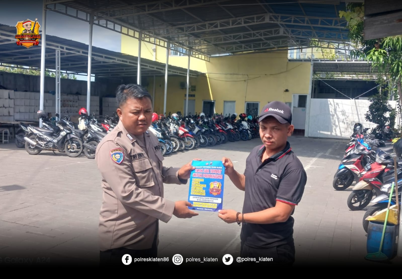 Satgas Preemtif Polres Klaten Gencarkan Edukasi Cegah Premanisme di Lingkungan Kerja dan Jalanan