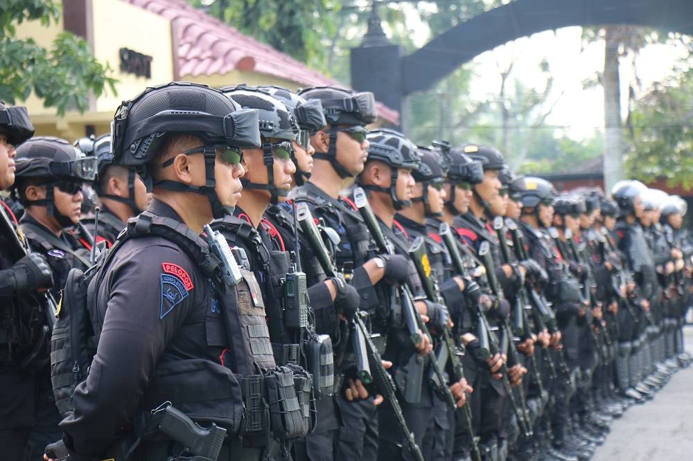 Polda Jateng Amankan Kunjungan Presiden Prancis di Candi Borobudur