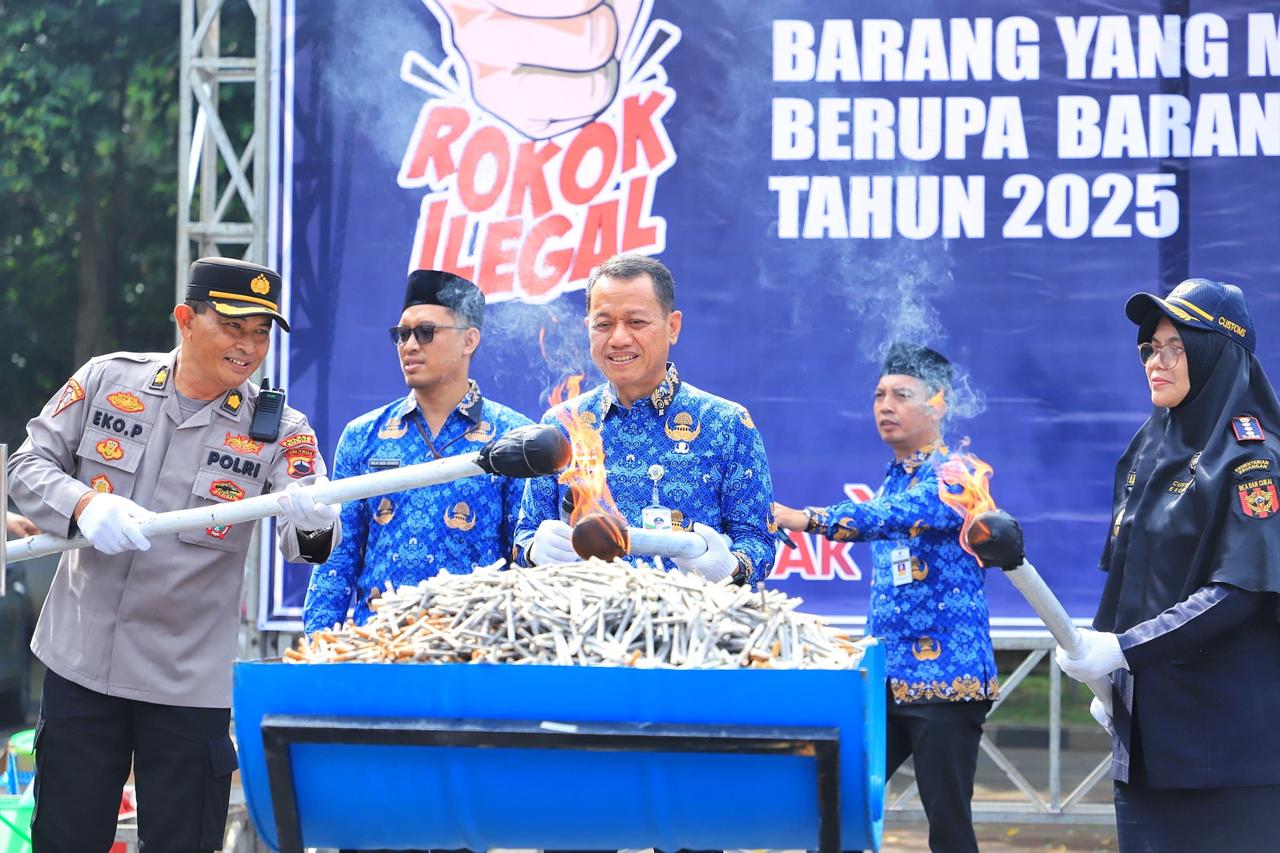 Lebih dari 6 Juta Rokok Ilegal Dimusnahkan – Pemerintah Provinsi Jawa Tengah