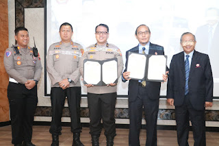 Teken MOU dengan UMUKA, Wujud Komitmen Polri Dalam Mendukung Program 4 Asta Cita Pemerintah RI