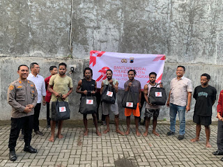 Mahasiswa Papua Terima Bantuan, Polres Klaten Hadirkan Kepedulian di Tanah Rantau
