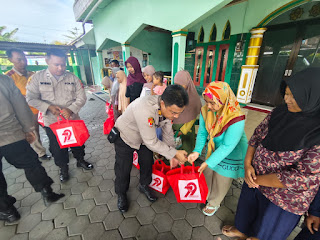 Baglog Polres Klaten, PSHT, dan Lindu Aji Gelar Bakti Sosial Sambut HUT Bhayangkara