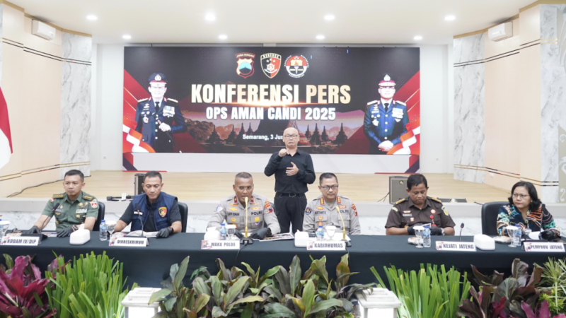 Polda Jateng Ungkap 711 Kasus Premanisme dan Amankan 916 Tersangka Selama Masa Operasi Aman Candi 2025