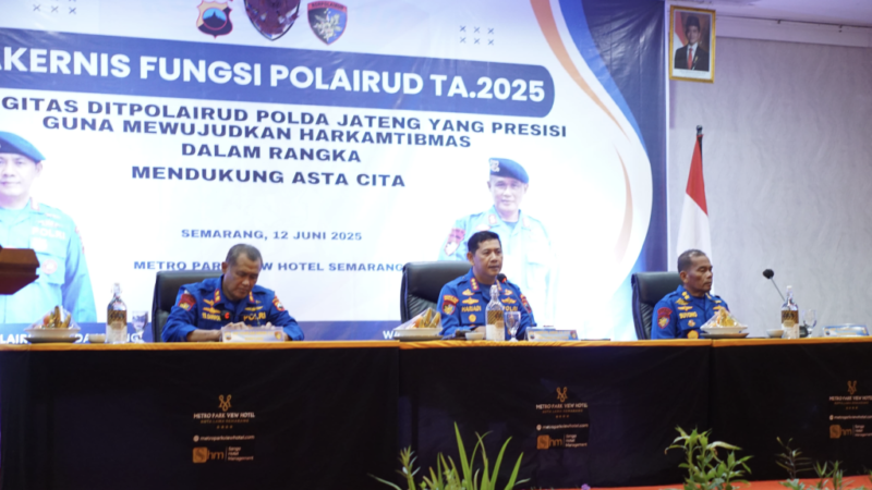 Ditpolairud Polda Jateng Gelar Rakernis Fungsi Polairud TA. 2025 di Semarang