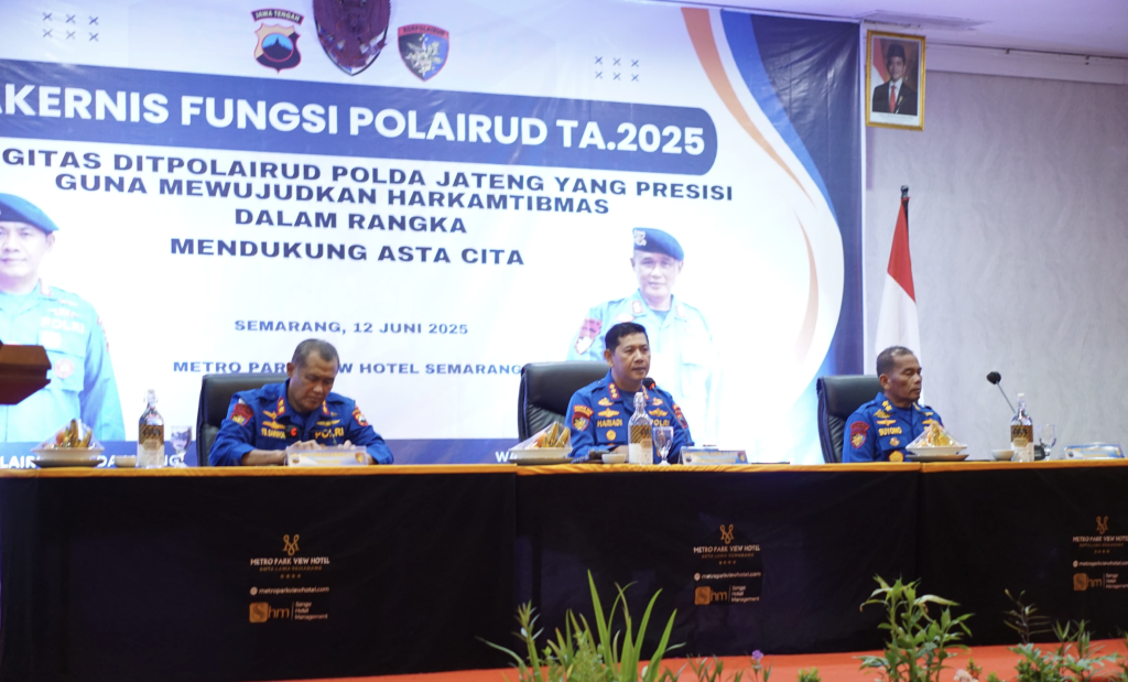 Ditpolairud Polda Jateng Gelar Rakernis Fungsi Polairud TA. 2025 di Semarang