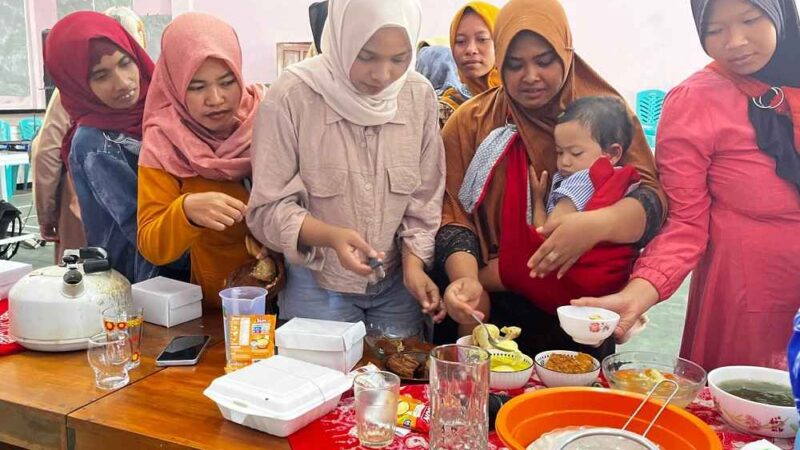 Cegah Stunting, Ibu-Ibu Ngargosoko Dibekali Cara Bikin MP-ASI Bergizi