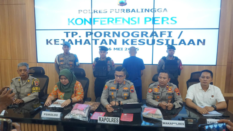 Polres Purbalingga Ungkap Kasus Pornografi