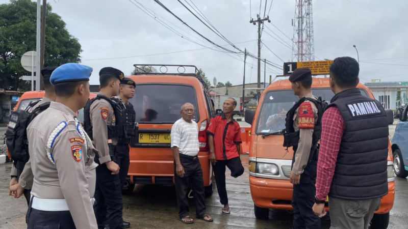 Baru Beroperasi, Terminal Bus Bobotsari Jadi Sasaran Patroli Antipremanisme Polres Purbalingga