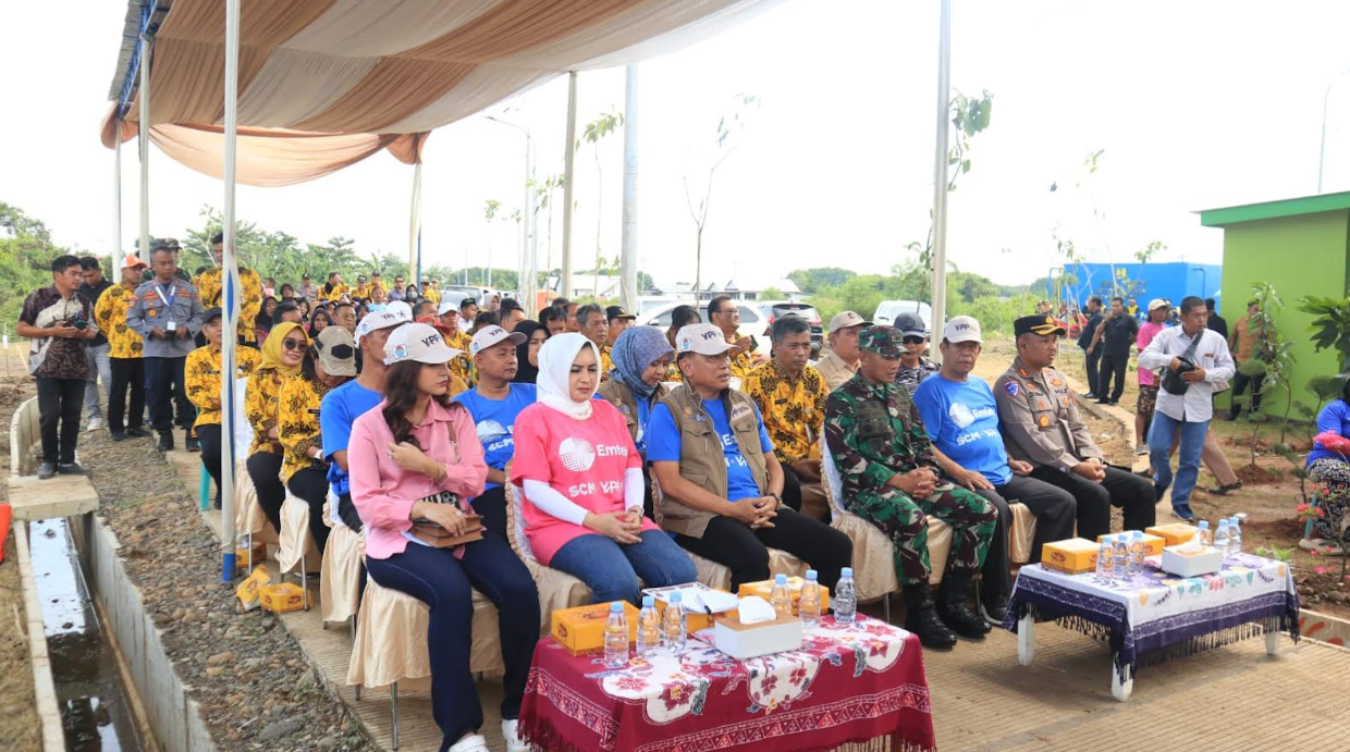 Kapolres Pekalongan Hadiri Penanaman Pohon dalam rangka HUT Indosiar ke-30
