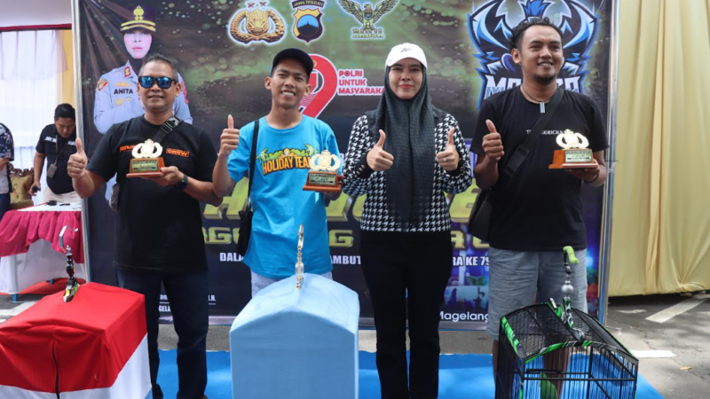 Kapolres Magelang Kota Buka Lomba Kicau Burung HUT Bhayangkara ke-79, Diikuti 500 Peserta dari Berbagai Daerah