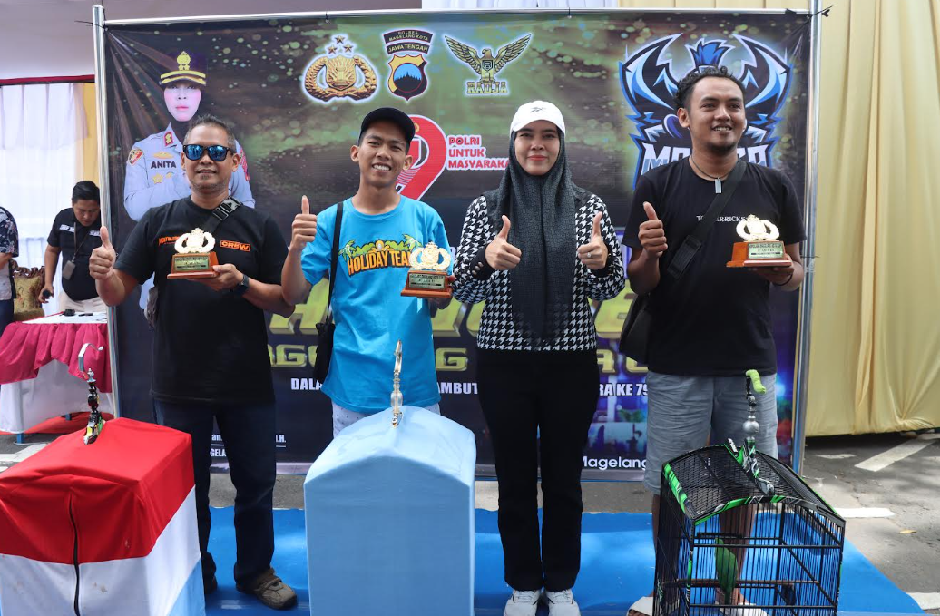 Kapolres Magelang Kota Buka Lomba Kicau Burung HUT Bhayangkara ke-79, Diikuti 500 Peserta dari Berbagai Daerah