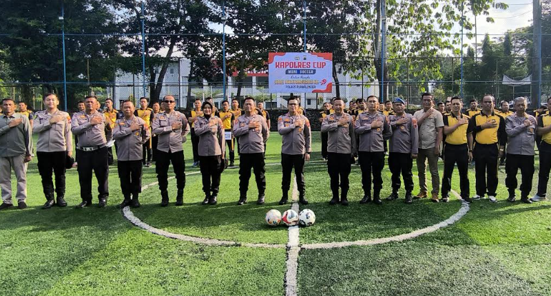 Polres Purbalingga Gelar Turnamen Mini Soccer Hari Bhayangkara Ke 79