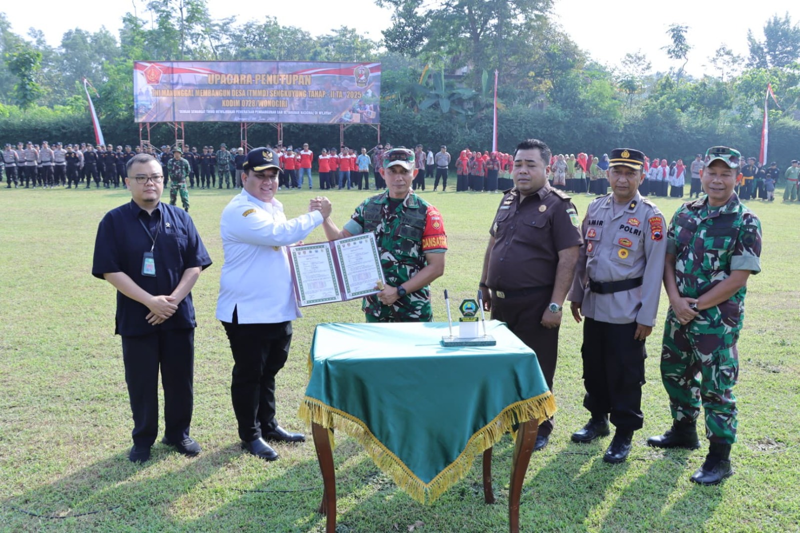 Tujuh Titik Talud Jalan Rampung Selama TMMD Sengkuyung Tahap II Wonogiri – Pemerintah Provinsi Jawa Tengah
