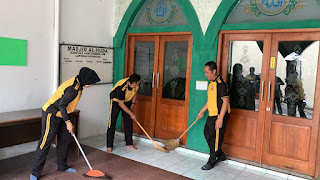 Sat Intelkam Polres Klaten Gelar Bakti Religi, Pererat Silaturahmi Lewat Aksi Nyata di Masjid Al-Huda