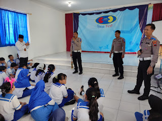 Satlantas Polres Klaten Gencarkan Edukasi Lalu Lintas ke Pelajar Speak First Lewat Program PSA
