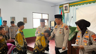 Polres Klaten Peduli Anak Yatim, Gelar Baksos di LKSA Muhammadiyah