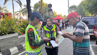 Satlantas Polres Klaten Hadirkan Pelayanan Samsat & SIM Keliling serta Sosialisasi Tertib Berlalu Lintas di CFD