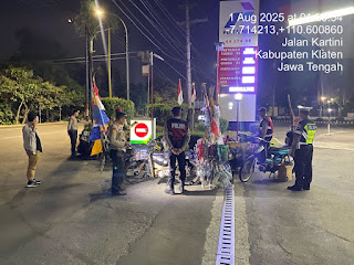 Polres Klaten Intensifkan Patroli Dini Hari untuk Cegah Gangguan Kamtibmas