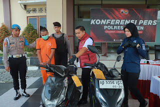 Polres Klaten Ungkap Curanmor di Pedan, Pelaku Sembunyikan Motor Curian di Rumah Mertua