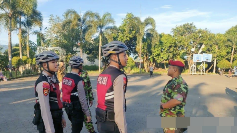 Cegah Kriminalitas Pagi Hari, Sat Samapta Polres Pekalongan Gelar Patroli Sepeda di Sejumlah Titik Keramaian