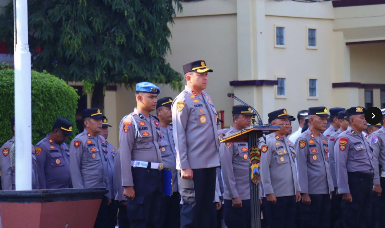 Pimpin Apel Perdana, Kapolres Pekalongan Tekankan Polri Presisi dan Stabilitas Kamtibmas