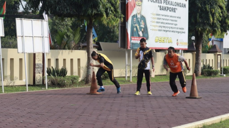 Polres Pekalongan Gelar Tes Kesamaptaan Jasmani, Ukur Kesiapan Fisik Personel